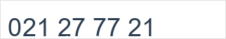Numéro de fax: