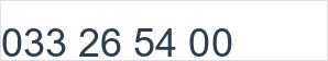 Numéro de téléphone fixe:
