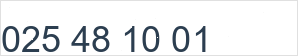 Numéro de fax: