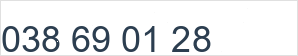 Numéro de téléphone fixe: