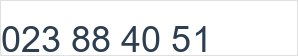 Numéro de fax: