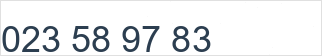 Numéro de fax: