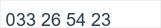 Numéro de fax: