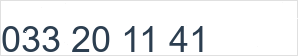 Numéro de téléphone fixe: