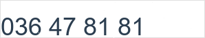 Téléphone fixe: