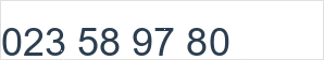 Numéro de téléphone fixe: