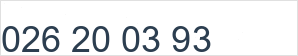 Numéro de fax: