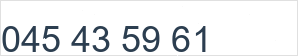 Numéro de téléphone fixe: