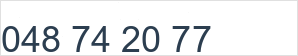 Numéro de fax: