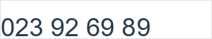 Numéro de téléphone fixe: