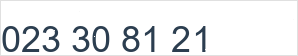 Numéro de téléphone fixe: