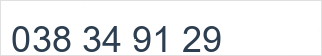 Numéro de fax: